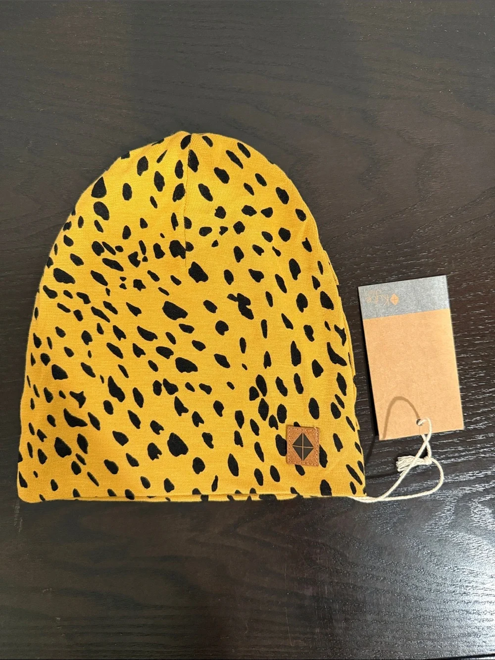 Kyte Baby Marigold Leopard Beanie